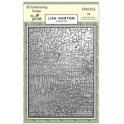 Lisa Horton Crafts 3D Embossing Folder - Crackle